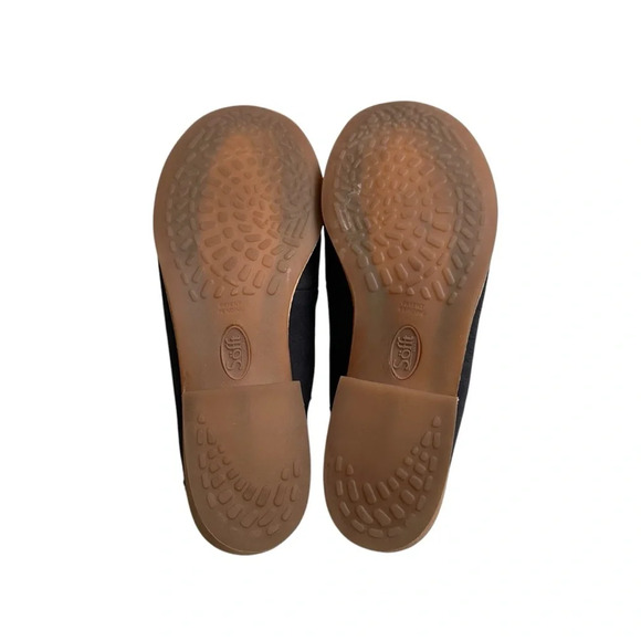 Söfft Naoko 9M Navy Blue Flat Leather Loafer Mule Slides - Picture 6 of 7